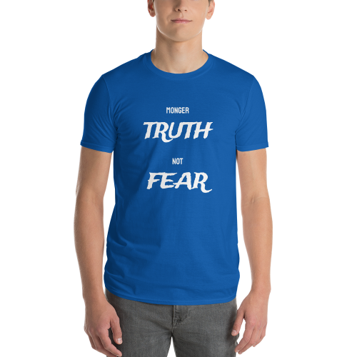 Monger Truth not Fear - Men's Blue